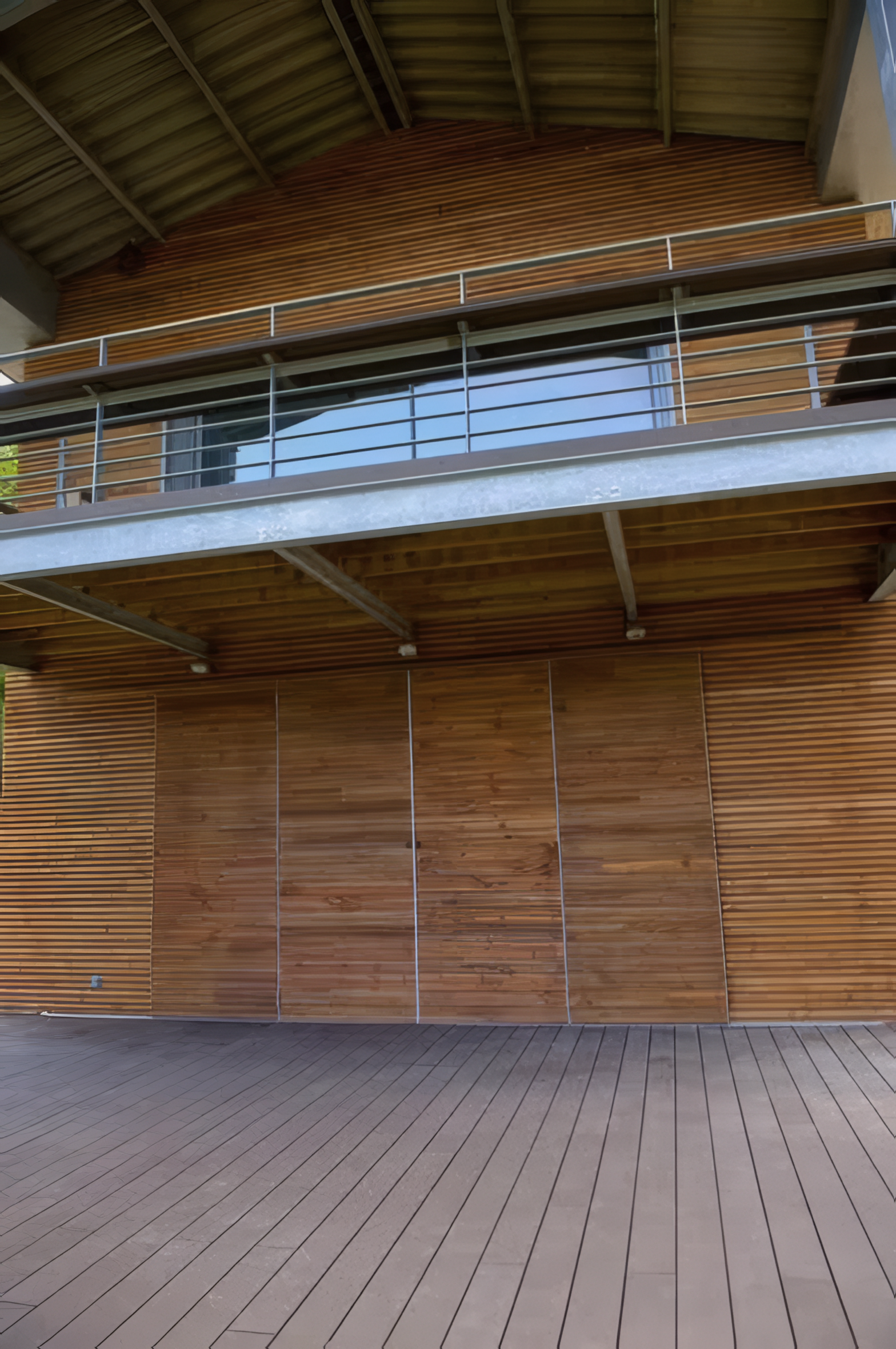 Architecture bois & acier — réalisation La Menuiserie Notarianni